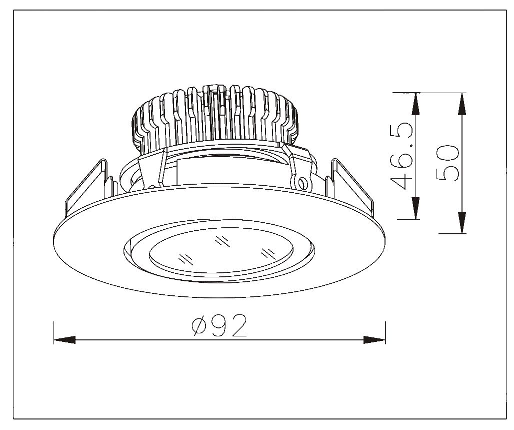 Tilt COB Down Light